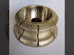 Yüksek Verimlilikli 140 mm Elektroplatürlü Elmas Profilli Dökme Tekerlekleri