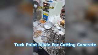 Profesyonel Beton Kesimi için Premium 160mm Sinterlenmiş Turbo Bıçak