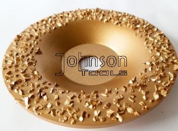Kaba Kauçuk Ve Kumaş İçin Altın Parlatıcı Tungsten Karpit Taşlama Diski