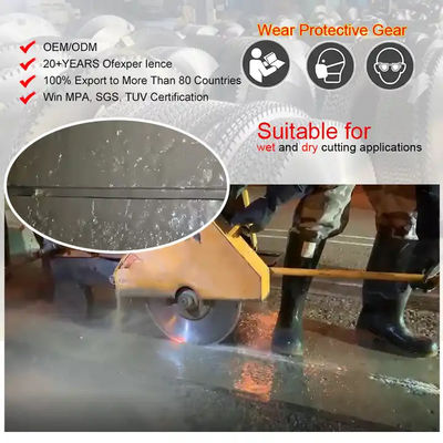 Lazerle kaynaklı elmas döngü çakma bıçağı Betonu kesmek için