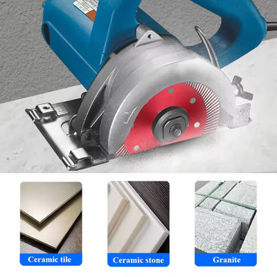 105/110/125 mm Plak Granit Kesme Araçları Mermer Kesme Diskleri Sıcak Baskı Sintered Turbo Wave Elmas Testere Kılıçları