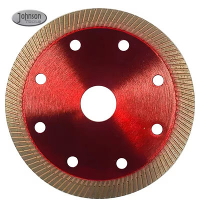 105/110/125 mm Plak Granit Kesme Araçları Mermer Kesme Diskleri Sıcak Baskı Sintered Turbo Wave Elmas Testere Kılıçları