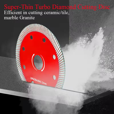 105/110/125 mm Plak Granit Kesme Araçları Mermer Kesme Diskleri Sıcak Baskı Sintered Turbo Wave Elmas Testere Kılıçları