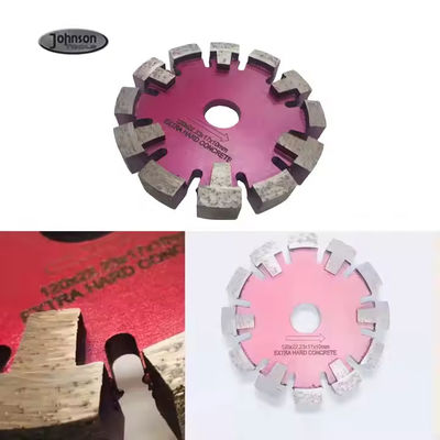 125mm Zemin Lazer Kaynaklı Elmas 17mm Kalınlıklı Segment Zemin Çukurlu Disk Tuck Point Çakmak Blade