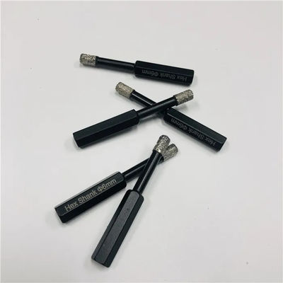 Plastik Kollu Fayans için 6mm Vakum Lehimli Hex Shank Delik Testere
