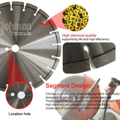 13,5" Yumuşak Kesimli Beton Bıçaklı Kesici Lazer Kaynak