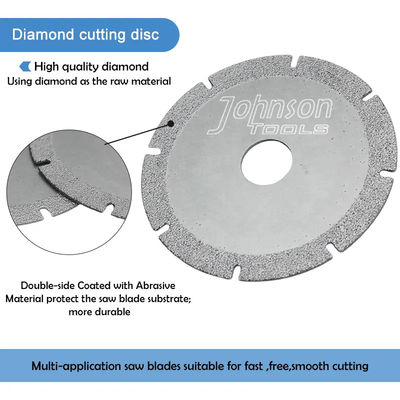 4 Inch Vakum Levrelenmiş Mermer Kesme Disk Kesme Marmer ve Seramik Cam için Çakmak Blade