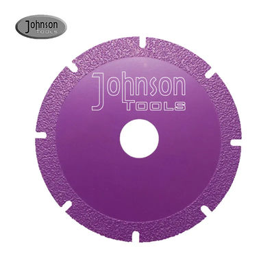4 Inch Vakum Levrelenmiş Mermer Kesme Disk Kesme Marmer ve Seramik Cam için Çakmak Blade