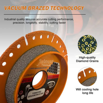 Boru için vakumla kavrulmuş elmas bıçağı 115mm Elmas bıçağı Pro boru kesicisi