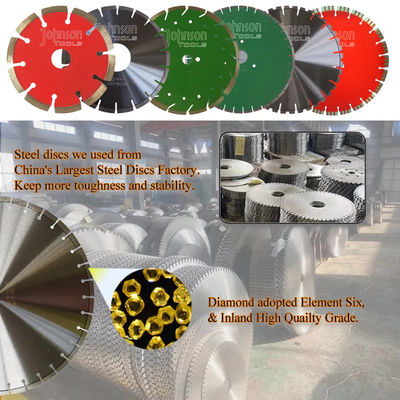 Sert Granit Kesimi İçin 12 İnç 300mm Lazer Kaynaklı Elmas Testere Bıçakları