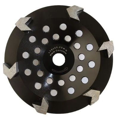180mm 7 İnç Elmaslı Beton Taşlama Taşı V Şekli Diş