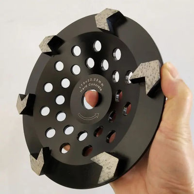 180mm 7 İnç Elmaslı Beton Taşlama Taşı V Şekli Diş