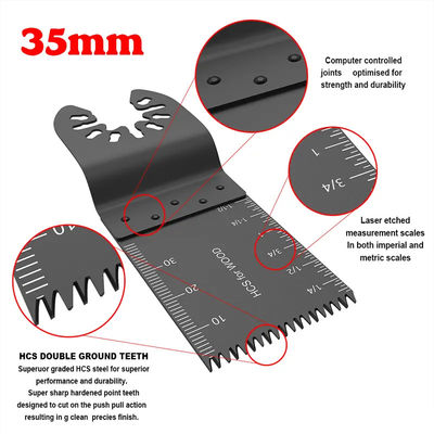 Bi Metal Salınımlı Çok Aletli Testere Bıçakları Metal Ahşap İçin 20 Adet Kutu Set