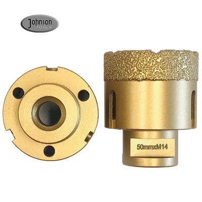 M14 68mm Kuru Porselen Vakum Kaynaklı Elmas Çekirdekli Matkap Uçları