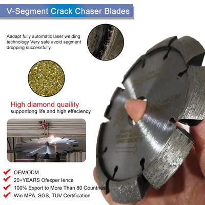 Beton / Tuğla Blok / Duvarcılık / Taş için 115mm Elmas tuck noktası bıçak