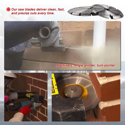 Beton / Tuğla Blok / Duvarcılık / Taş için 115mm Elmas tuck noktası bıçak