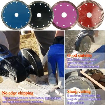 Granit / Mermer Kesim için OEM Kabul Elmas Taş Kesme Bıçakları