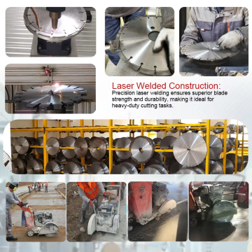 900mm Islak Kesme Elmas Beton Kesme Diski 60mm Delik