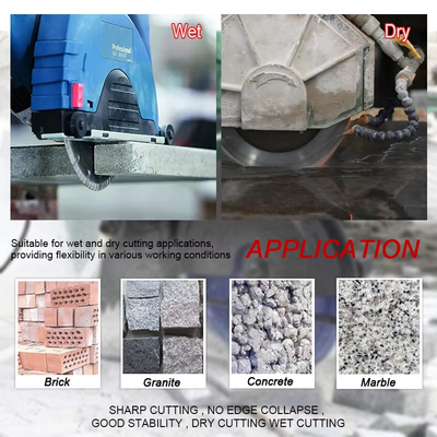 900mm Islak Kesme Elmas Beton Kesme Diski 60mm Delik