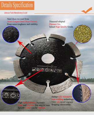 Betonarme için 105mm Lazer Beton Kesme Testere Bıçakları
