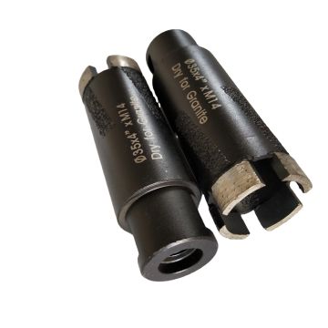 SGS OD 35mm Kuru Elmas Karot Matkap Uçları, Granit İçin Lehimleme Çubukları ile