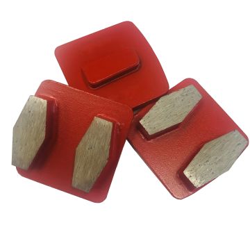 13mm Segmentler Redi Lock Metal Bond Beton Zemin Aletleri Aşındırıcı Taşlama Blokları
