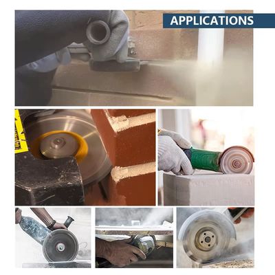 Sert Malzeme Kesme için GB 105mm Lazer Kaynaklı Tuck Noktası Elmas Bıçaklar