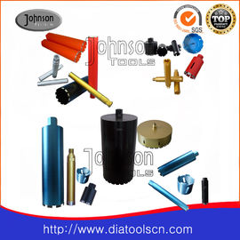 Metal Bond Malzemeler Johnson Araçları ile 6.5-350mm Elmas Çekirdekli Matkap Uçları