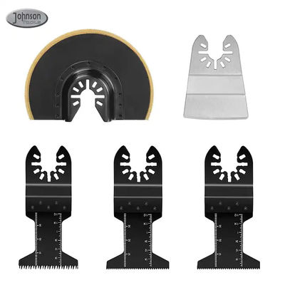 5 Parça Oscillating Tool Blades Kit Çivilerle Ahşap Hızlı Kesim Ahşap Akış Kesim Ve Sert Çizgi