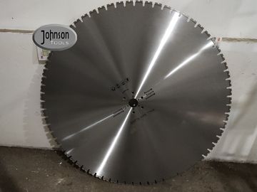1200mm Tek U Diş Elmas Duvar Testere Bıçakları, Keskin Segmentlerle Beton Kesme Testere
