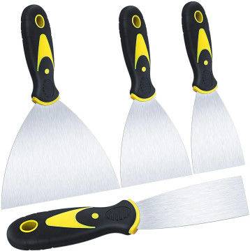 4 Paket Çoklu Putty Bıçak Yıkıcıları Set Spackle Bıçak Premium Paslanmaz Çelik Boya Yıkıcı Blade