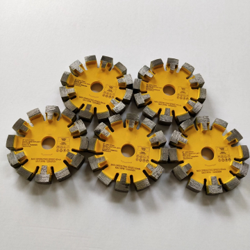 Aşırı Sert Beton Taşlama İçin Dişleri Korumalı Dayanıklı Elmas Tuck Point Blade