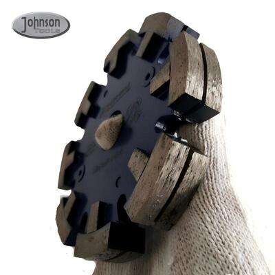 125mm Sıcak Sıkıştırılmış Tuck Noktası Elmas Bıçaklar Üç Katmanlı Tip Islak Kullanım / Kuru Kullanım