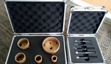 Vakum Lehimli Elmas Çekirdekli Matkap Uçları M14 Ve Hex Konu Kutusu Ambalajı