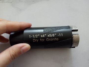 SGS OD 35mm Kuru Elmas Karot Matkap Uçları, Granit İçin Lehimleme Çubukları ile