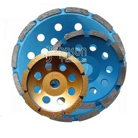105-180mm Tek Sıra Elmas taşlama ve beton SGW için tek sıra fincan tekerlek