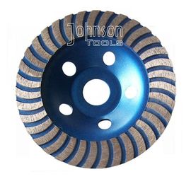 M14 İplikli Taş İçin Turbo Kupası 5 İnç 125mm Elmas Taşlama Diski