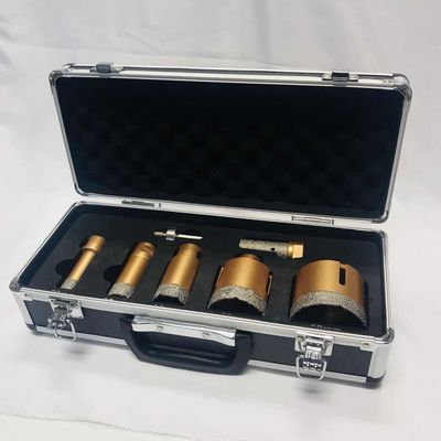 Yuvarlak Delik Açma 68mm Elmas Çekirdekli Matkap Seti