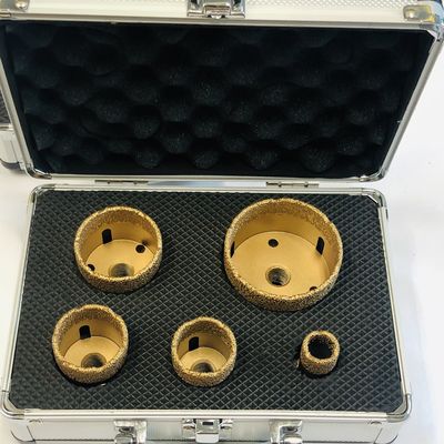 M14 68mm Kuru Porselen Vakum Kaynaklı Elmas Çekirdekli Matkap Uçları
