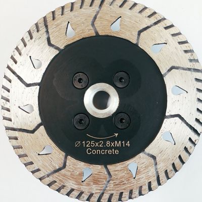 Beton Taşlama için 5inch Sıcak Pres Sinterlenmiş Ridgid Turbo Elmas Bıçak