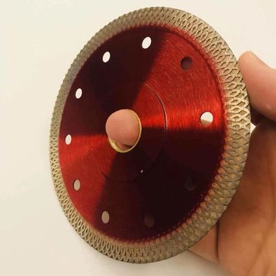 SGS 125mm X Mesh Turbo Porselen Karo Kesme Taşlama Tekerleği Kırmızı