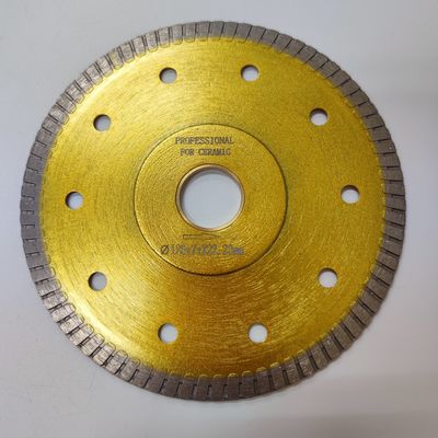 125mm Süper İnce Sinterlenmiş Turbo Dairesel Kuru Çini Testere Bıçağı Hızlı Çıkarma