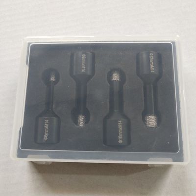 Seramik 4 adet 10mm Elmas Çekirdekli Matkap Uçları Parçalı Tasarım