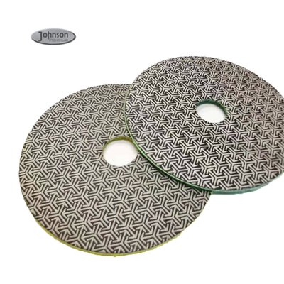 4'' Taş Ahşap İçin Özel Üçgen Desen Metal Parlatma Pedi